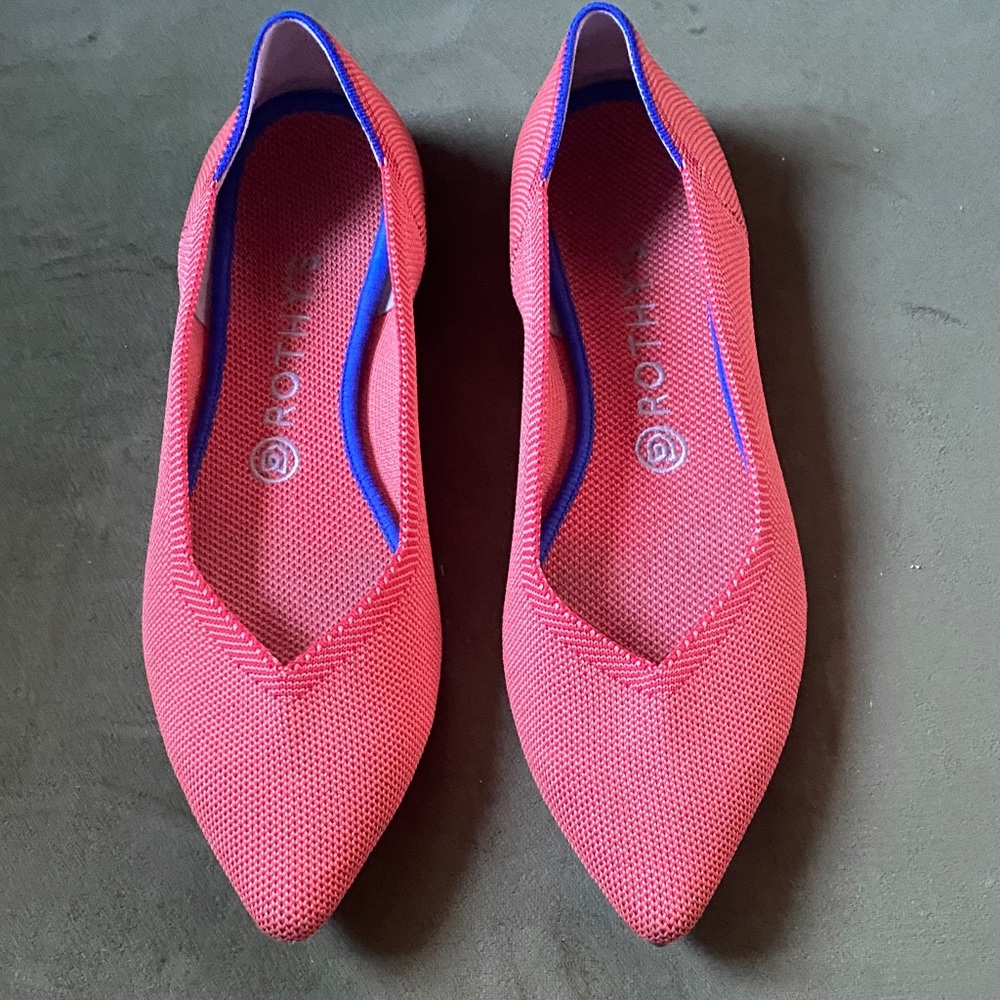 Rothy's Women's coral point  Flats